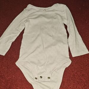 Carter's Cream Long Sleeve Bodysuit